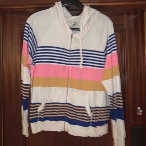 Aritzia TNA Stripped Hoodie